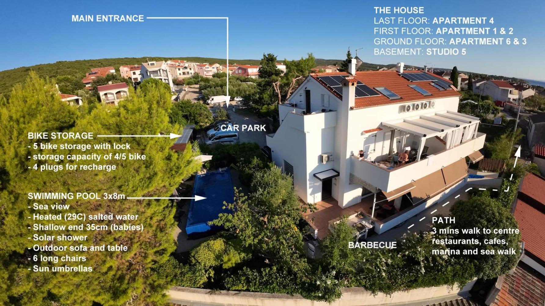 Apartments Monika Bed & Breakfast 1&4 Punat Dış mekan fotoğraf